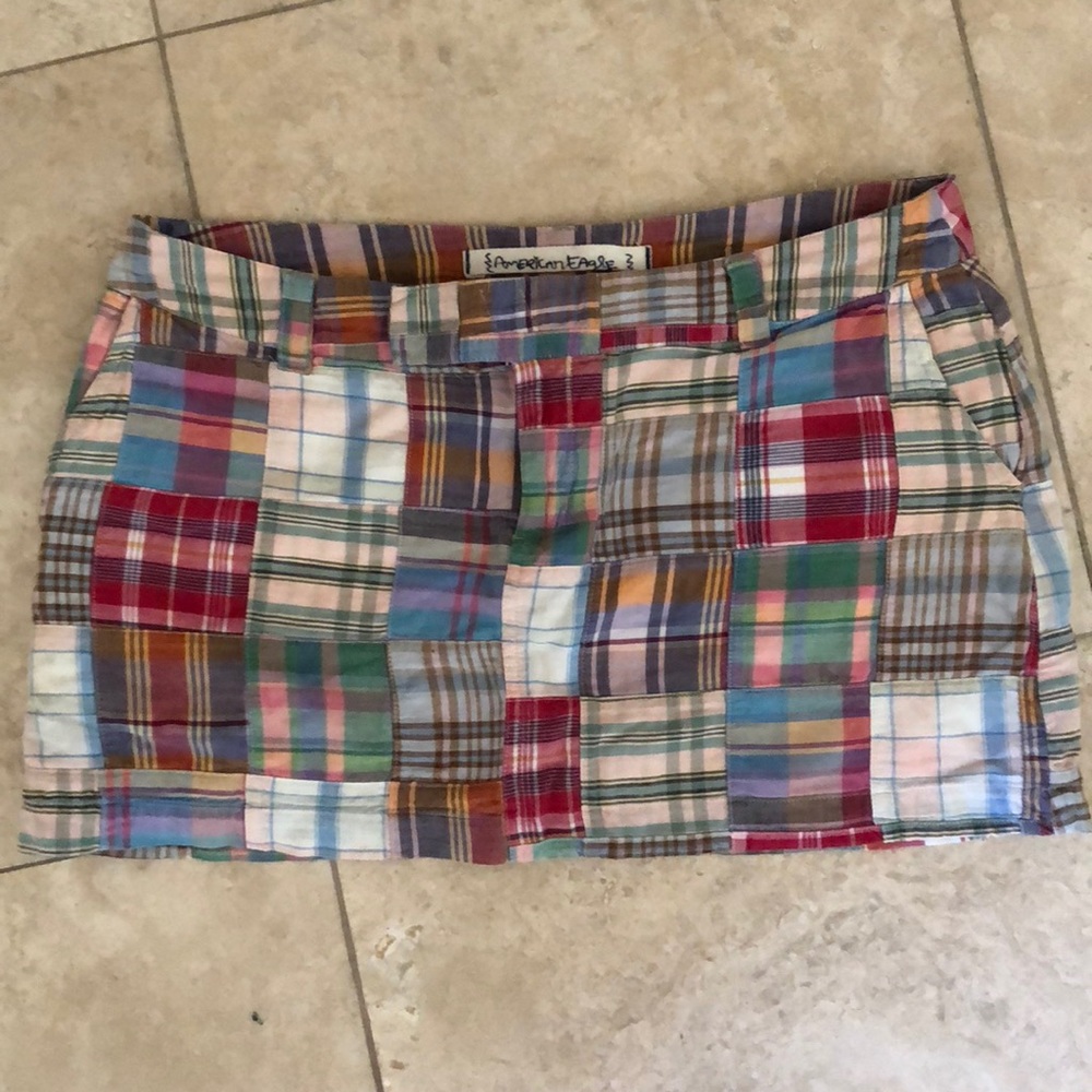 American Eagle plaid mini skirt